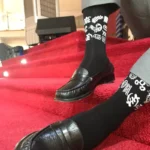Black Adinkra Socks