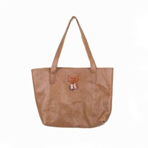 French Beige Rashida Leather Tote